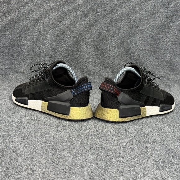 Adidas NMD R1 V2 Running Shoes Boys Size 6 Black Retro Athletic Training Sneaker - Picture 7 of 12